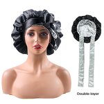 Sleep Cap Manufacturer - OEM/ODM Custom Double Layer Reversible Silk Bonnet