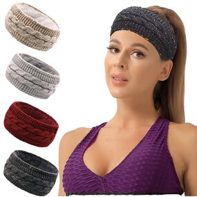 Headband Manufacturer - OEM/ODM Custom Chunky Cable Stripe Knitted Headband