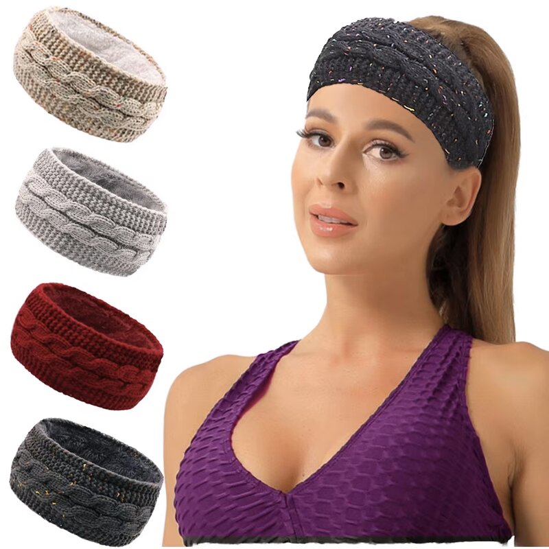 Headband Manufacturer - OEM/ODM Custom Chunky Cable Stripe Knitted Headband