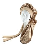 Sleep Cap Manufacturer - OEM/ODM Custom Foldable Silk Satin Braid Long Bonnet
