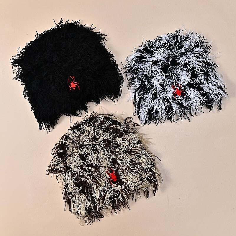 Beanie Hat Manufacturer - OEM/ODM Custom Camo Fuzzy Distressed Knitted Skull Cap
