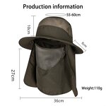 Fishing Hat Manufacturer - OEM/ODM Custom Sun Protection Wide Brim Mesh Bucket Hat