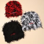 Beanie Hat Manufacturer - OEM/ODM Custom Cuffless Camo Distressed Knitted Hat