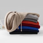 Balaclava Manufacturer - OEM/ODM Custom Alpaca Wool Hoodie Balaclava Knitted Hat