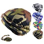 Durag Manufacturer - OEM/ODM Custom Camouflage Satin Lined Twisted Braid Turban