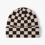 Beanie Hat Manufacturer - OEM/ODM Custom Argyle Plaid Checkered Knitted Hat