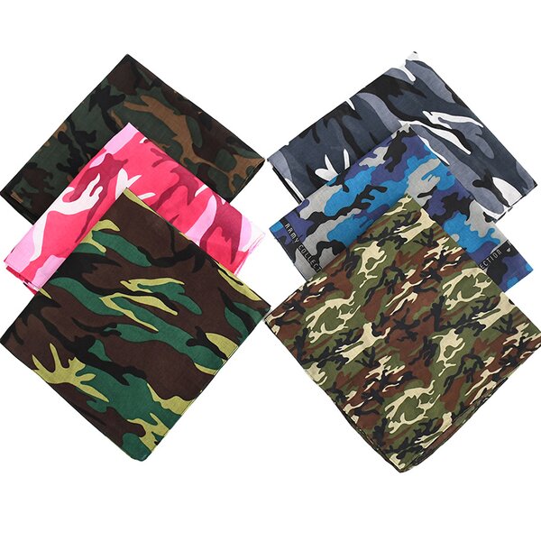 Bandana Scarf Manufacturer - OEM/ODM Custom Cotton Camo Paisley Bandanas Scarf