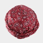 Durag Manufacturer - OEM/ODM Custom Paisley Satin Lined Twisted Braid Turban