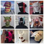 Balaclava Manufacturer - OEM/ODM Custom Handmade Crochet Devil Horn Balaclava