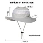 Fisherman Hat Manufacturer - OEM/ODM Custom UPF 50 Wide Brim Windproof Boonie Hat