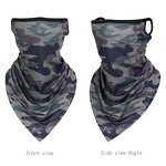 Neck Gaiter Manufacturer - OEM/ODM Custom Ice Silk Mesh UV Sun Protection Scarf