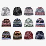 Skull Cap Manufacturer - OEM/ODM Custom Boho Slouchy Bandanna Cotton Beanie