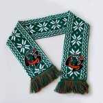 Fan Scarf Manufacturer - OEM/ODM Custom Jacquard Acrylic Team Basketball Scarf