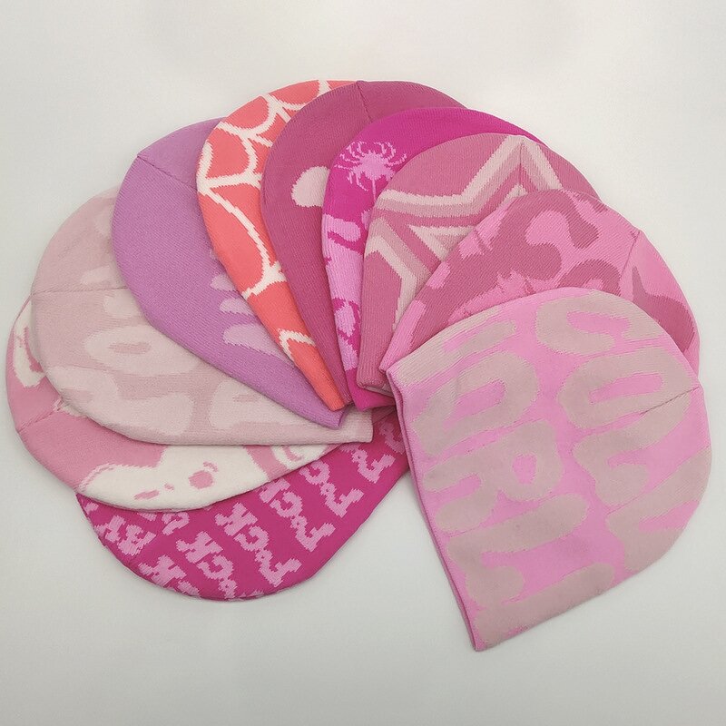 Beanie Hat Manufacturer - OEM/ODM Custom Jacquard Y2K Acrylic Knitted Hat