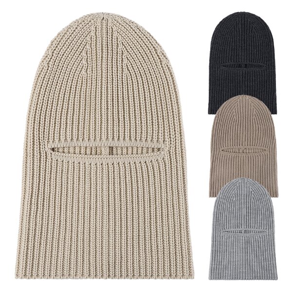 Balaclava Manufacturer - OEM/ODM Custom Ribbed One Hole Full Face Ski Mask