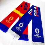 Fan Scarf Manufacturer - OEM/ODM Custom Flag Print Velvet Team Football Scarf