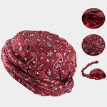Durag Manufacturer - OEM/ODM Custom Paisley Satin Lined Twisted Braid Turban