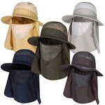 Fishing Hat Manufacturer - OEM/ODM Custom Sun Protection Wide Brim Mesh Bucket Hat