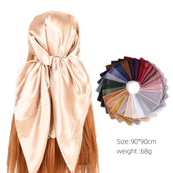 Shawl Manufacturer - OEM/ODM Custom Silky Matte Headwraps Hair Scarf