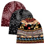 Skull Cap Manufacturer - OEM/ODM Custom Boho Slouchy Bandanna Cotton Beanie