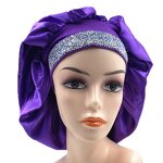 Sleep Cap Manufacturer - OEM/ODM Custom Glitter Bling Diamond Rhinestone Bonnet