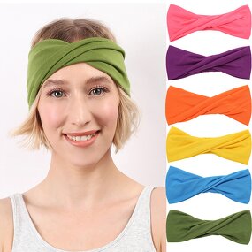 Headband Manufacturer - OEM/ODM Custom Elastic Cross Twist Knotted Yoga Headband
