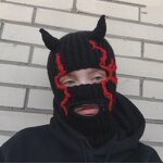 Balaclava Manufacturer - OEM/ODM Custom Handmade Crochet Devil Horn Balaclava