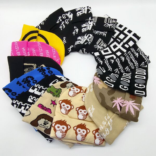 Beanie Hat Manufacturer - OEM/ODM Custom Jacquard All Over Print Knitted Hat