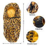 Sleep Cap Manufacturer - OEM/ODM Custom Leopard Print Reversible Silk Bonnet