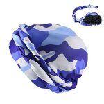 Durag Manufacturer - OEM/ODM Custom Camouflage Satin Lined Twisted Braid Turban