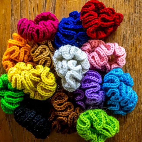 Hairband Manufacturer - OEM/ODM Custom Pleated Knit Handmade Hair Tie Scrunchie