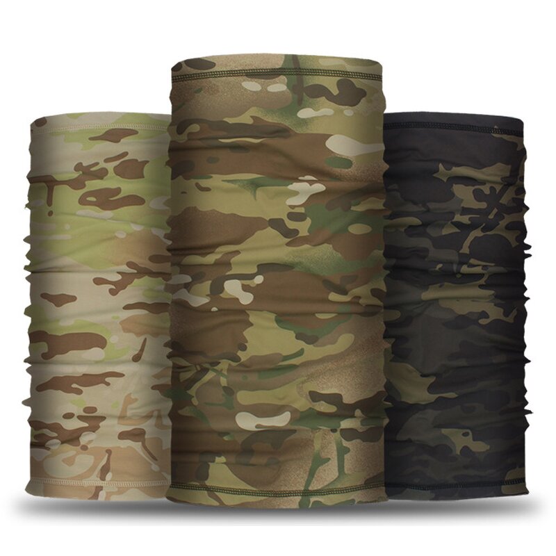 Neck Gaiter Manufacturer - OEM/ODM Custom Ice Silk Camouflage Quick Drying Gaiter