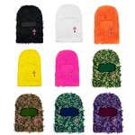Balaclava Manufacturer - OEM/ODM Custom Camo One Hole Distressed Beanie Balaclava