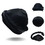 Durag Manufacturer - OEM/ODM Custom Silk Lined Pleuche Velvet Turban Head Wrap