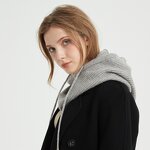 Balaclava Manufacturer - OEM/ODM Custom Alpaca Wool Hoodie Balaclava Knitted Hat