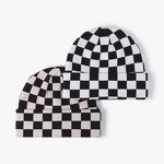Beanie Hat Manufacturer - OEM/ODM Custom Argyle Plaid Checkered Knitted Hat