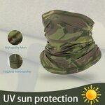 Neck Gaiter Manufacturer - OEM/ODM Custom Ice Silk Camouflage Quick Drying Gaiter