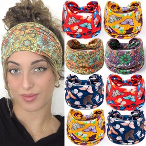 Headband Manufacturer - OEM/ODM Custom Boho Print Turban Twist Headwrap