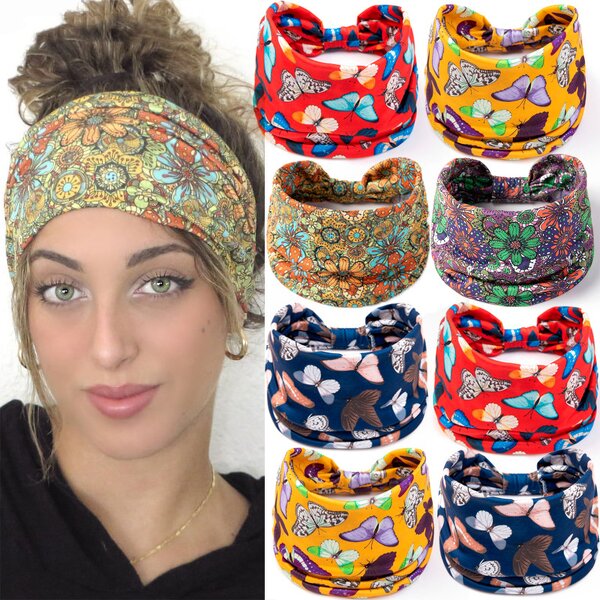 Headband Manufacturer - OEM/ODM Custom Boho Print Turban Twist Headwrap