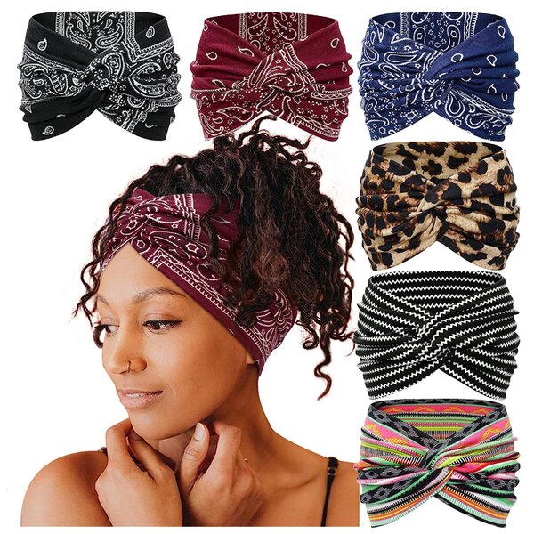 Headband Manufacturer - OEM/ODM Custom Extra Large Paisley Turban Headband