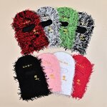 Balaclava Manufacturer - OEM/ODM Custom Fuzzy Grassy Distressed Knitted Skimask