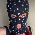 Balaclava Manufacturer - OEM/ODM Custom Rhinestone Knitted Acrylic Ski Mask