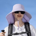 Fisherman Hat Manufacturer - OEM/ODM Custom Waterproof Women Neck Flap Bucket Hat