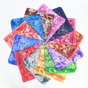 Bandana Scarf Manufacturer - OEM/ODM Custom Recycled Polyester Tie Dye Bandanas