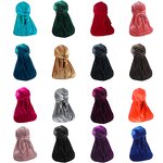 Durag Manufacturer - OEM/ODM Custom Elastic Wave Velvet Long Tail Pirate Hat