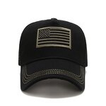 Baseball Cap Manufacturer - OEM/ODM Custom Embroidered USA Flag Patch Dad Hat