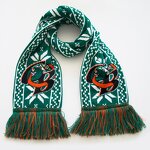 Fan Scarf Manufacturer - OEM/ODM Custom Jacquard Acrylic Team Basketball Scarf