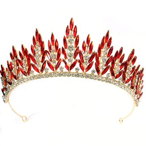 Bridal Diadem Factory - Custom Leaves Crystals OEM