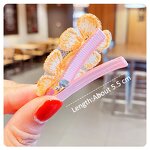 Hairpins Supplier - Custom Embroidery Pearl Gauze butterfly