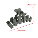 Hair Claw Clip Factory - Wholesale Acrylic Matte Wave